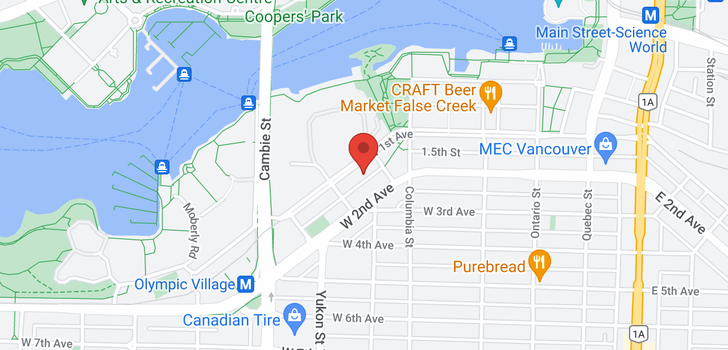 map of 266 W 1ST AVENUE